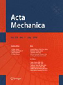 Acta Mechanica杂志