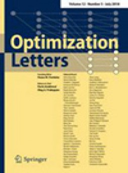 Optimization Letters杂志