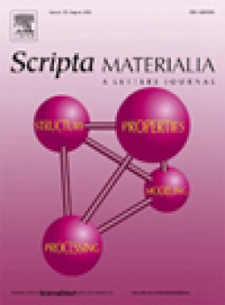 Scripta Materialia杂志