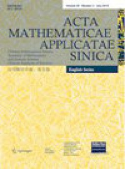 Acta Mathematicae Applicatae Sinica-english Series杂志