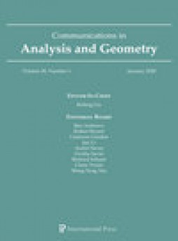 Communications In Analysis And Geometry杂志