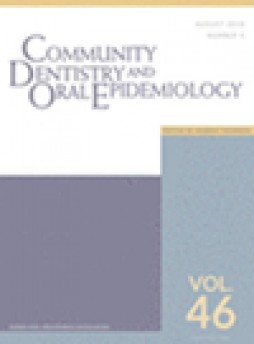 Community Dentistry And Oral Epidemiology杂志