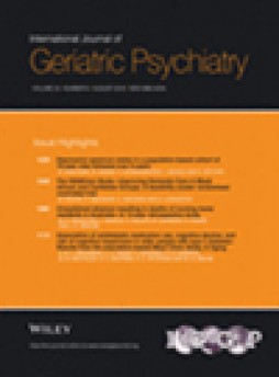 International Journal Of Geriatric Psychiatry杂志