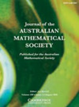 Journal Of The Australian Mathematical Society杂志