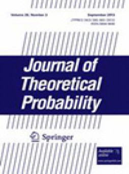 Journal Of Theoretical Probability杂志