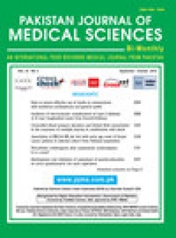 Pakistan Journal Of Medical Sciences杂志