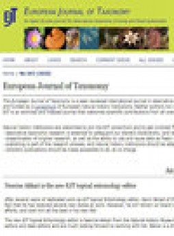 European Journal Of Taxonomy杂志