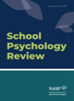 School Psychology Review杂志