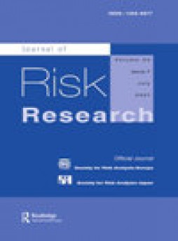 Journal Of Risk Research杂志