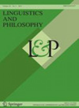 Linguistics And Philosophy杂志