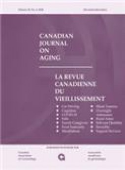 Canadian Journal On Aging-revue Canadienne Du Vieillissement杂志