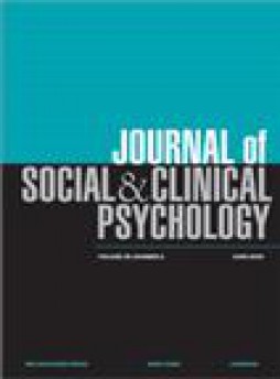 Journal Of Social And Clinical Psychology杂志