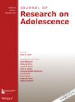 Journal Of Research On Adolescence杂志