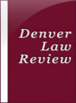 Denver Law Review杂志