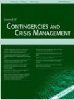 Journal Of Contingencies And Crisis Management杂志