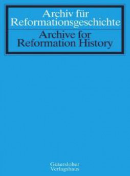 Archiv Fur Reformationsgeschichte-archive For Reformation History杂志