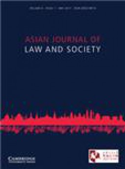 Asian Journal Of Law And Society杂志