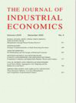 Journal Of Industrial Economics杂志