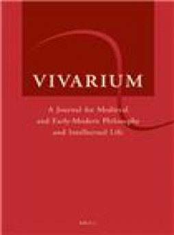 Vivarium-an International Journal For The Philosophy And Intellectual Life Of Th杂志