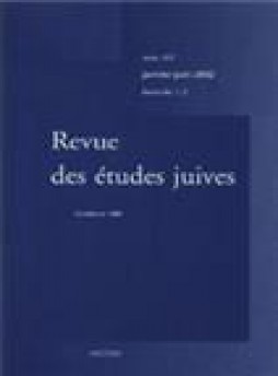 Revue Des Etudes Juives杂志