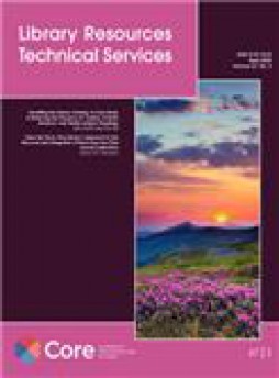 Library Resources & Technical Services杂志