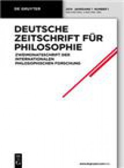 Deutsche Zeitschrift Fur Philosophie杂志