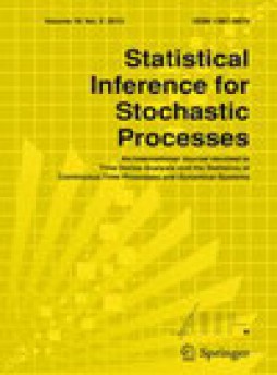 Statistical Inference For Stochastic Processes杂志